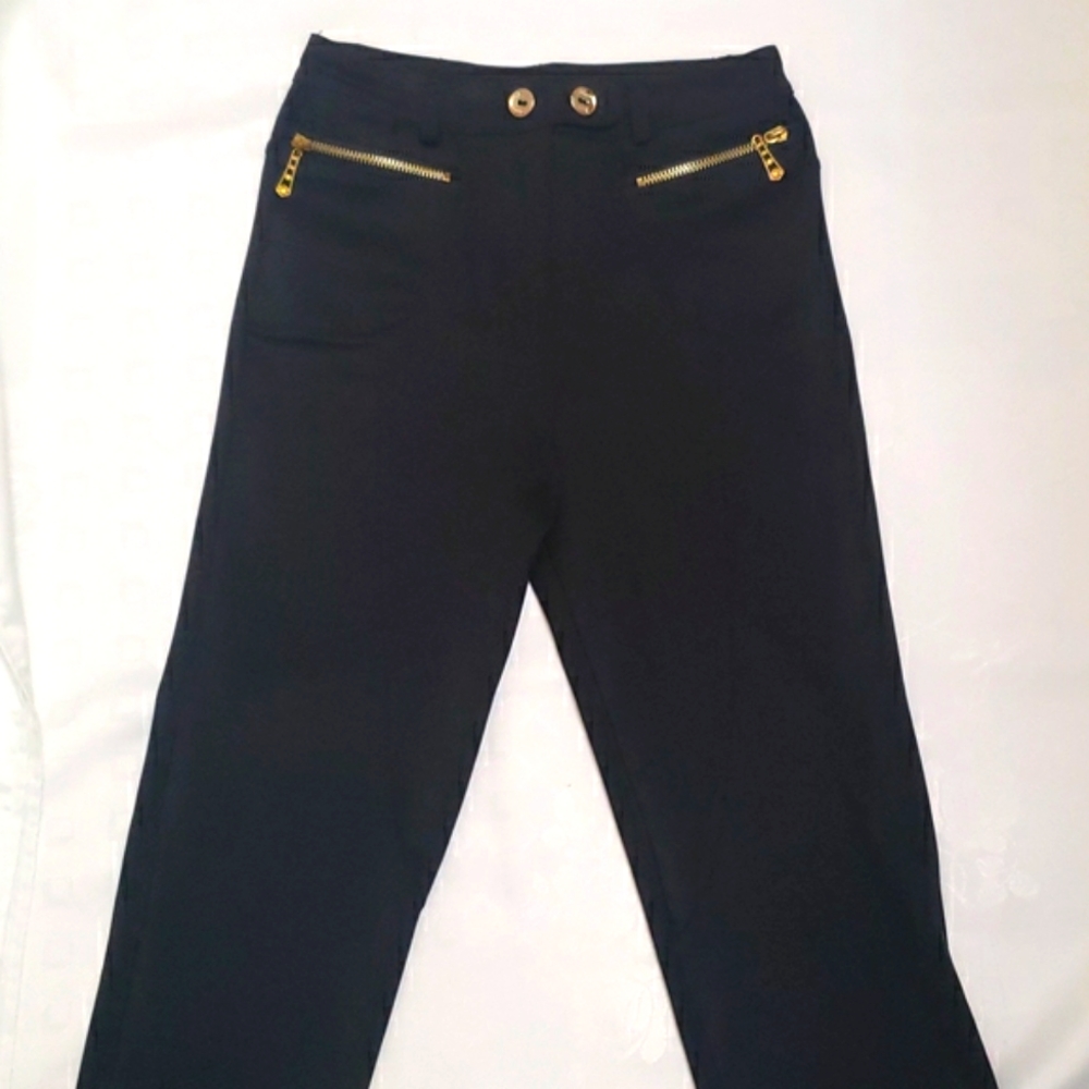 Extra High Rise Stretch Skinny Zipper Closure Pants/Leggings Size S/M - Picture 7 of 11